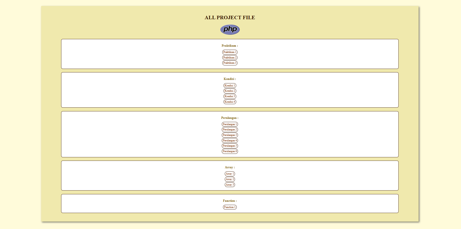 Belajar PHP